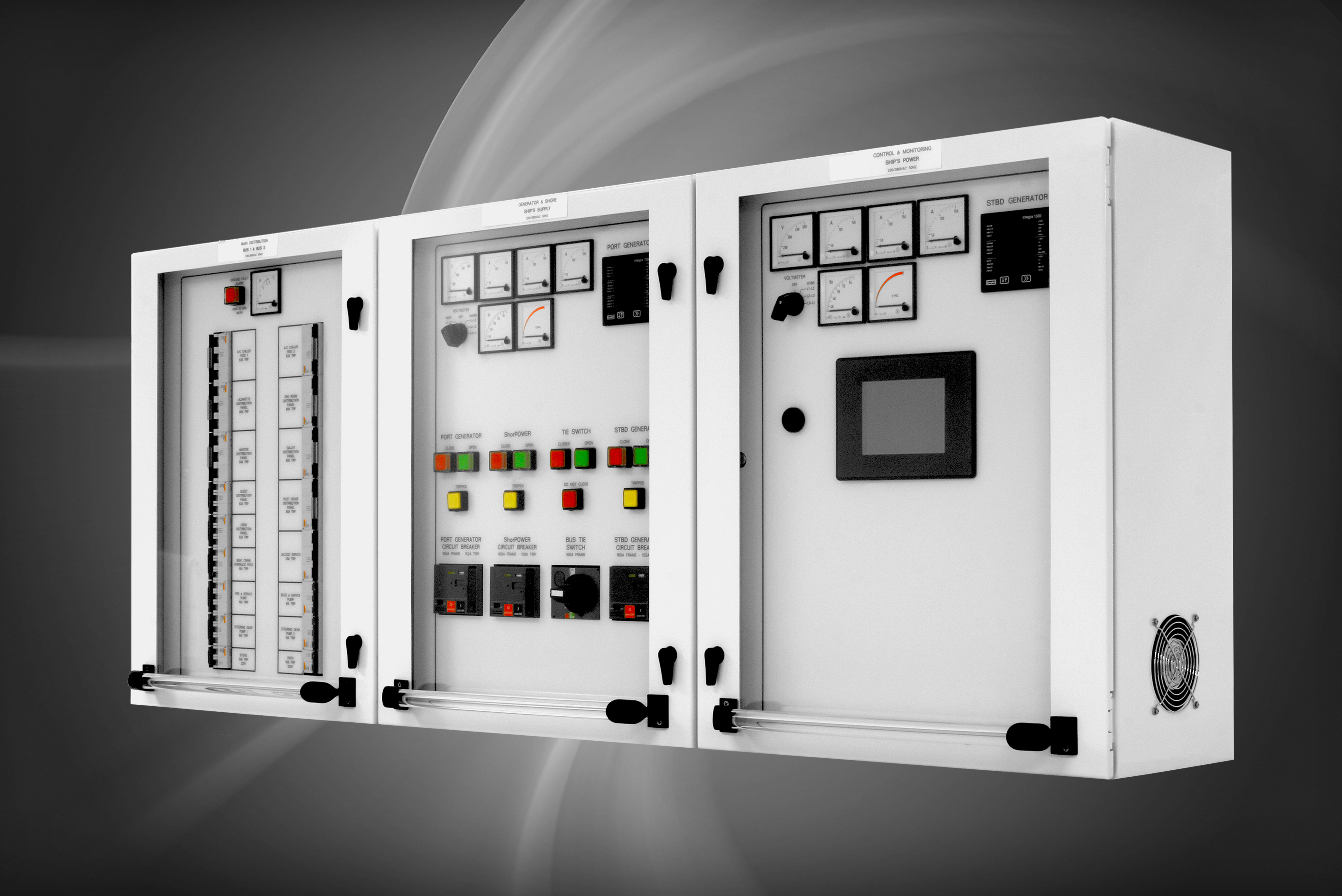 Main Switch Board with Power Management System